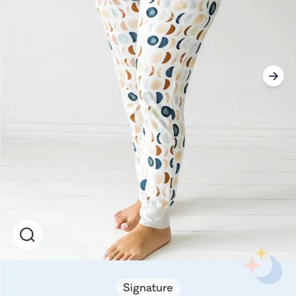 GUC Women’s XL Little Sleepies Luna Neutral Pajama Bottoms - Picture 4 of 4